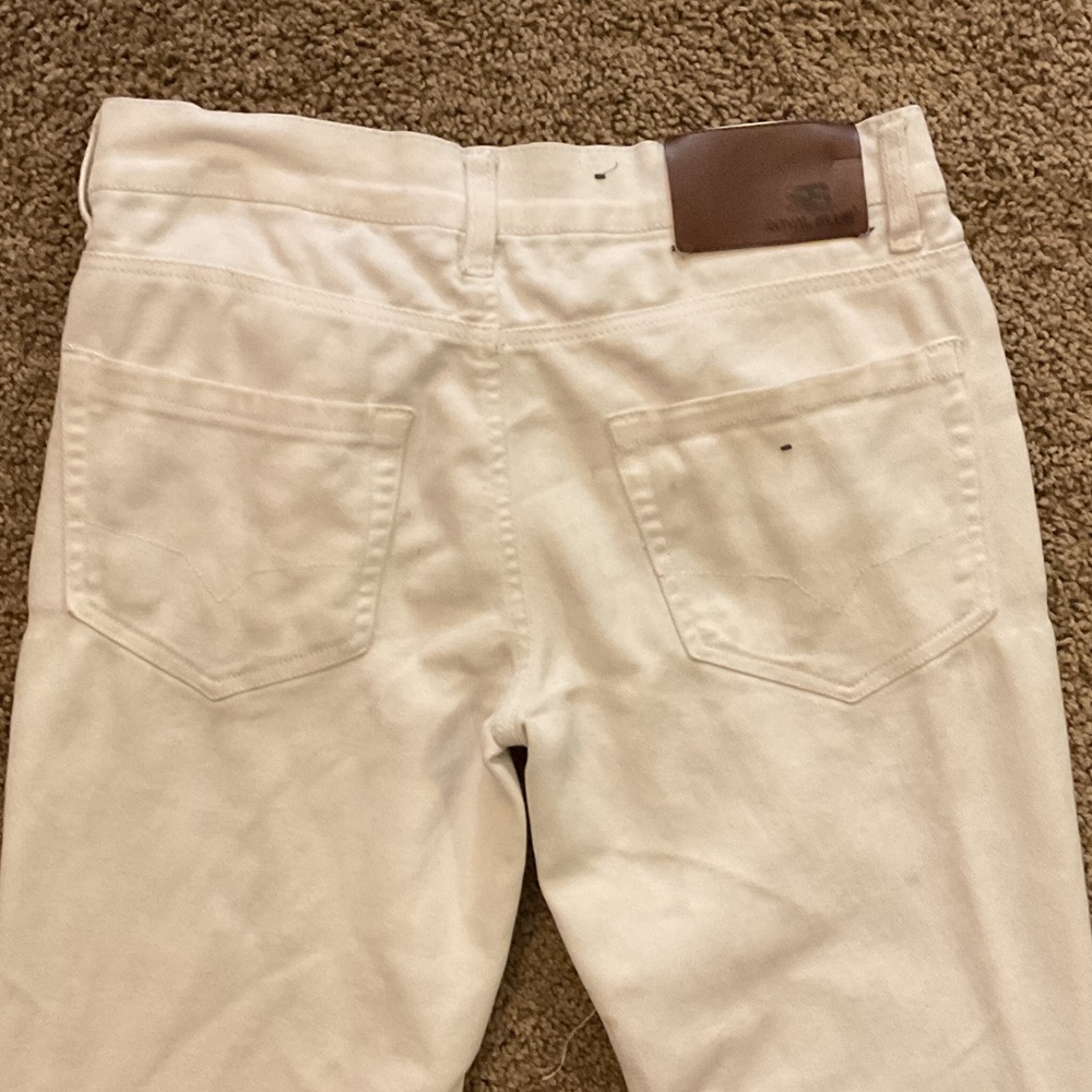 Slim Fit Men’s White Pants - Picture 5 of 11